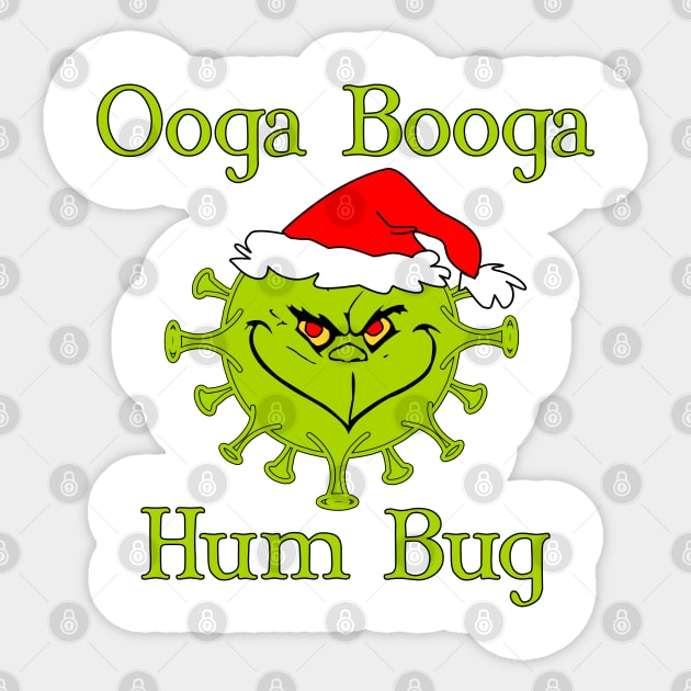 Ooga Booga Hum Bug Sticker by CounterCultureWISE